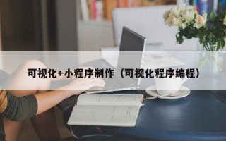 金昌可视化+小程序制作（可视化程序编程）